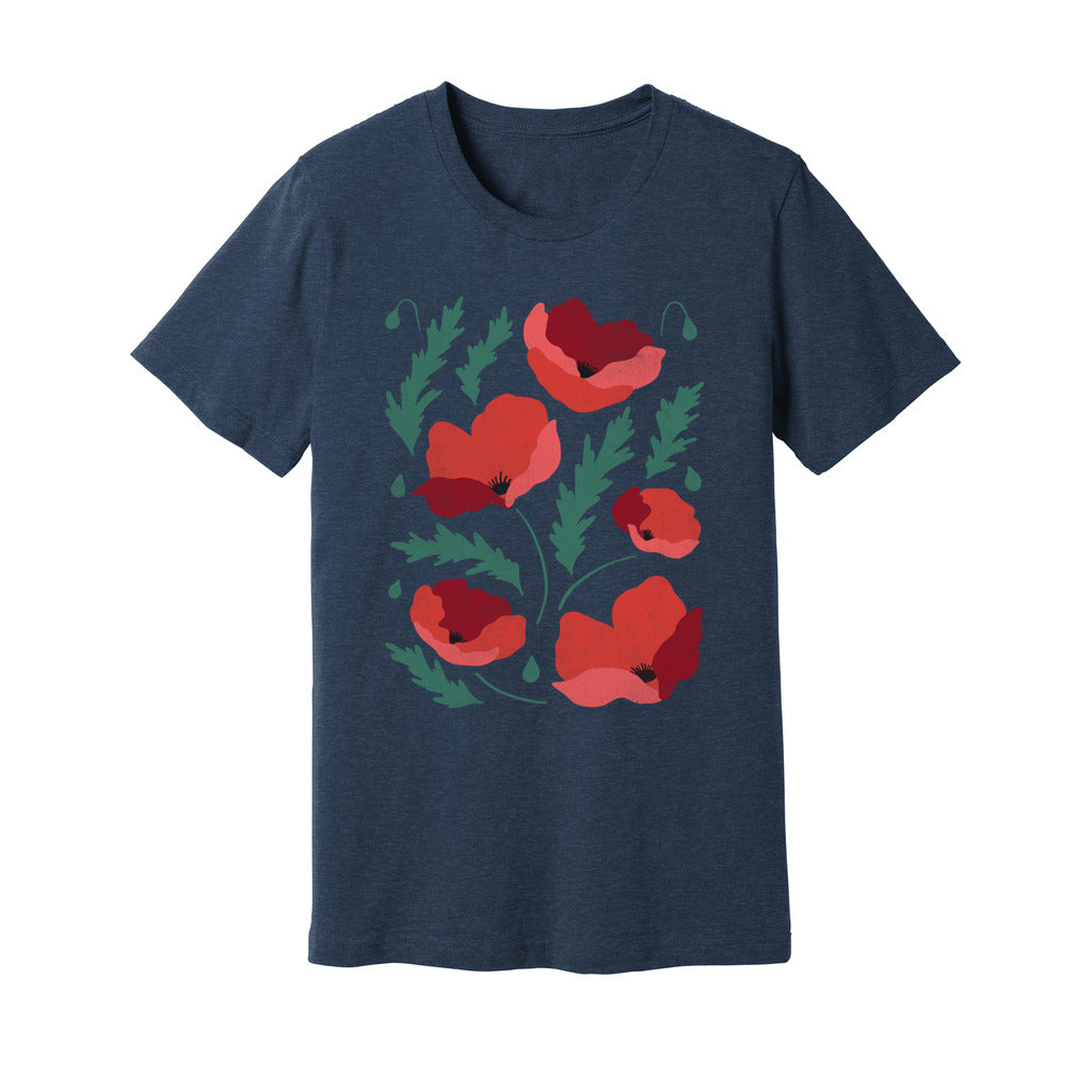 Poppies Flowers T-Shirt - Rue Mentana