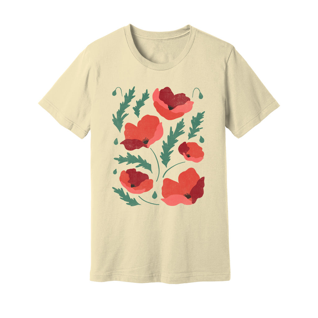 Poppies Flowers T-Shirt - Rue Mentana