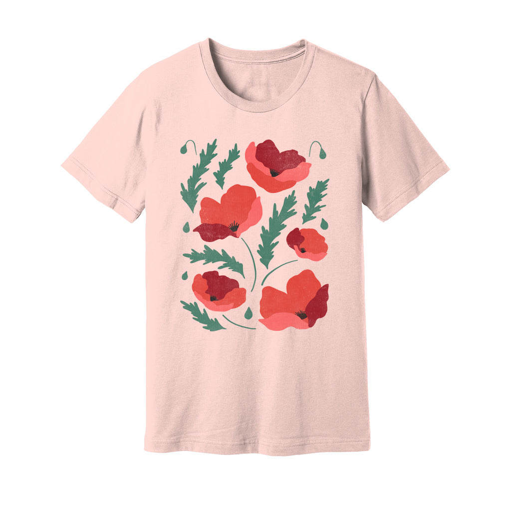 Poppies Flowers T-Shirt - Rue Mentana