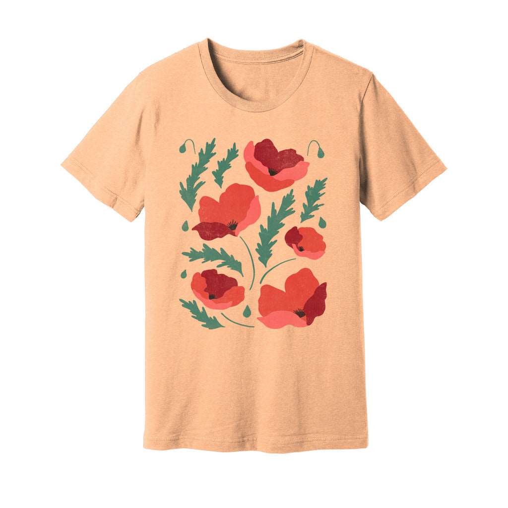 Poppies Flowers T-Shirt - Rue Mentana