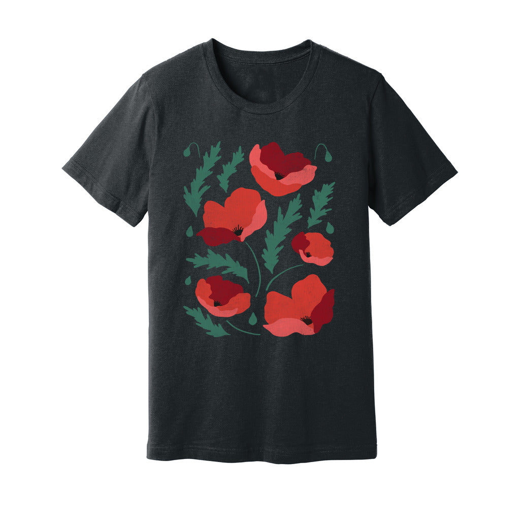 Poppies Flowers T-Shirt - Rue Mentana