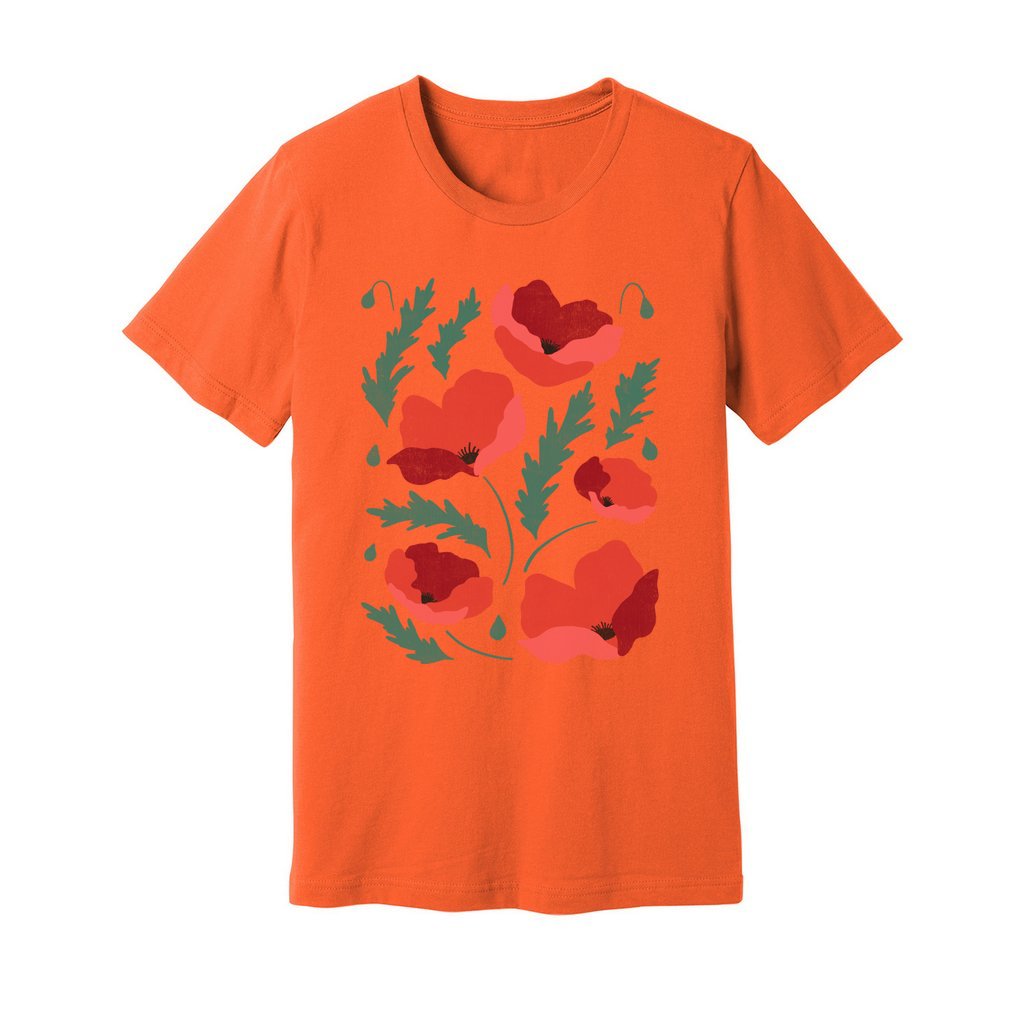 Poppies Flowers T-Shirt - Rue Mentana