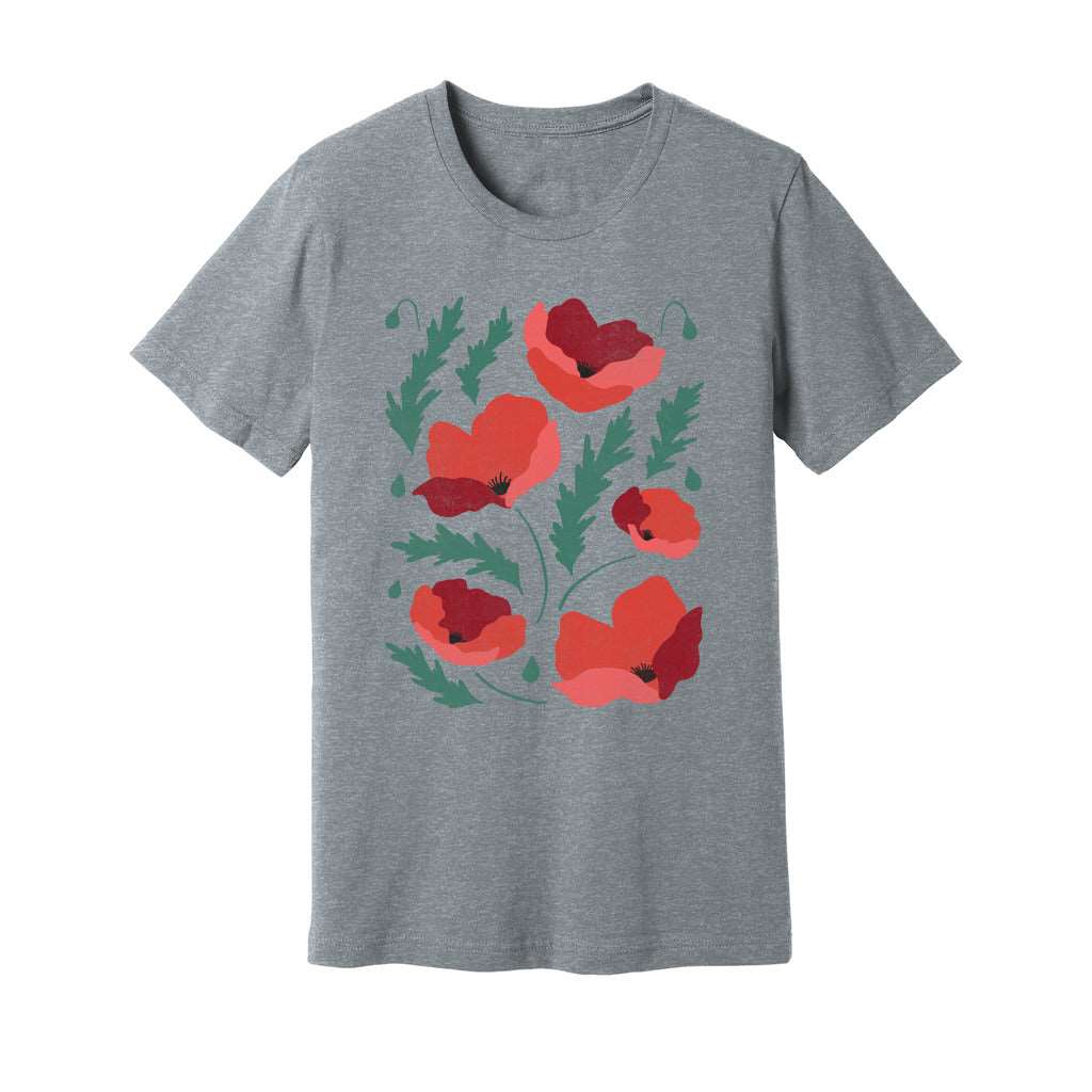 Poppies Flowers T-Shirt - Rue Mentana