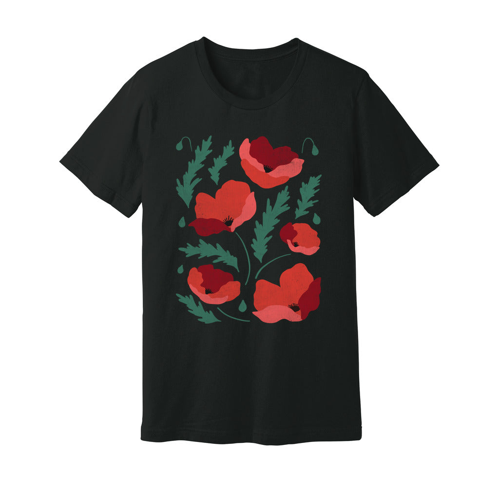 Poppies Flowers T-Shirt - Rue Mentana