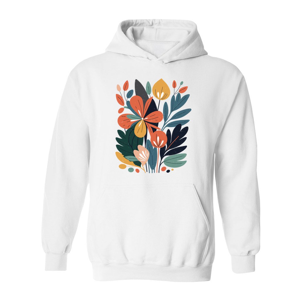 Modern Floral Hoodie - Rue Mentana