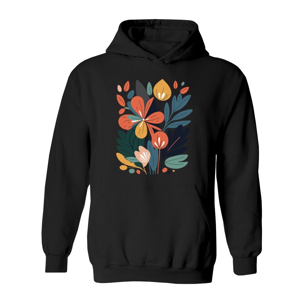 Modern Floral Hoodie - Rue Mentana
