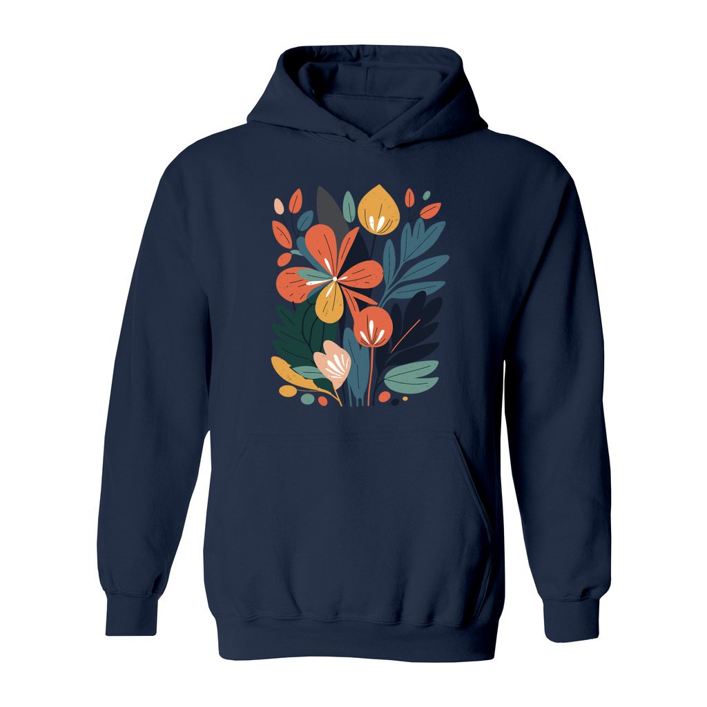 Modern Floral Hoodie - Rue Mentana