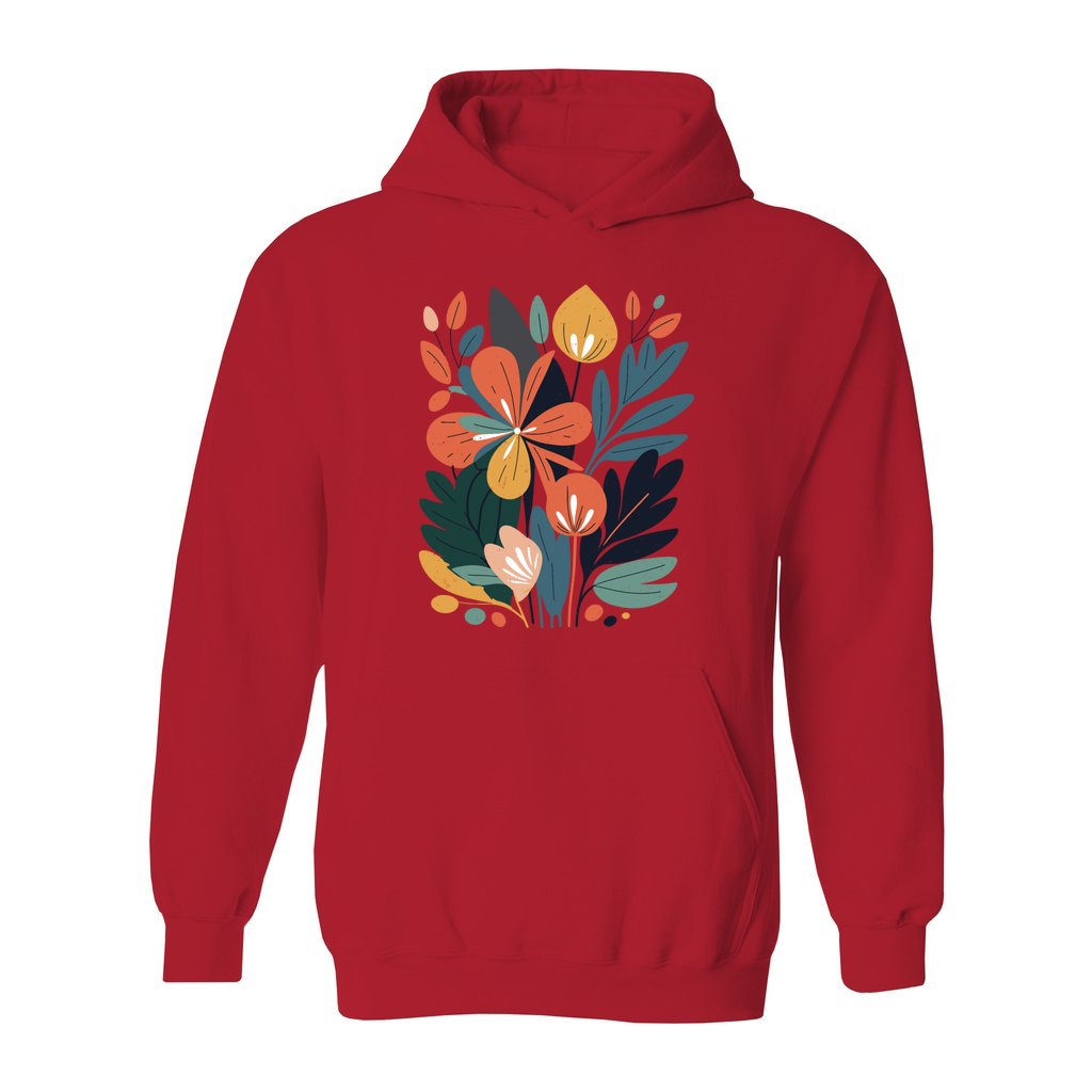 Modern Floral Hoodie - Rue Mentana