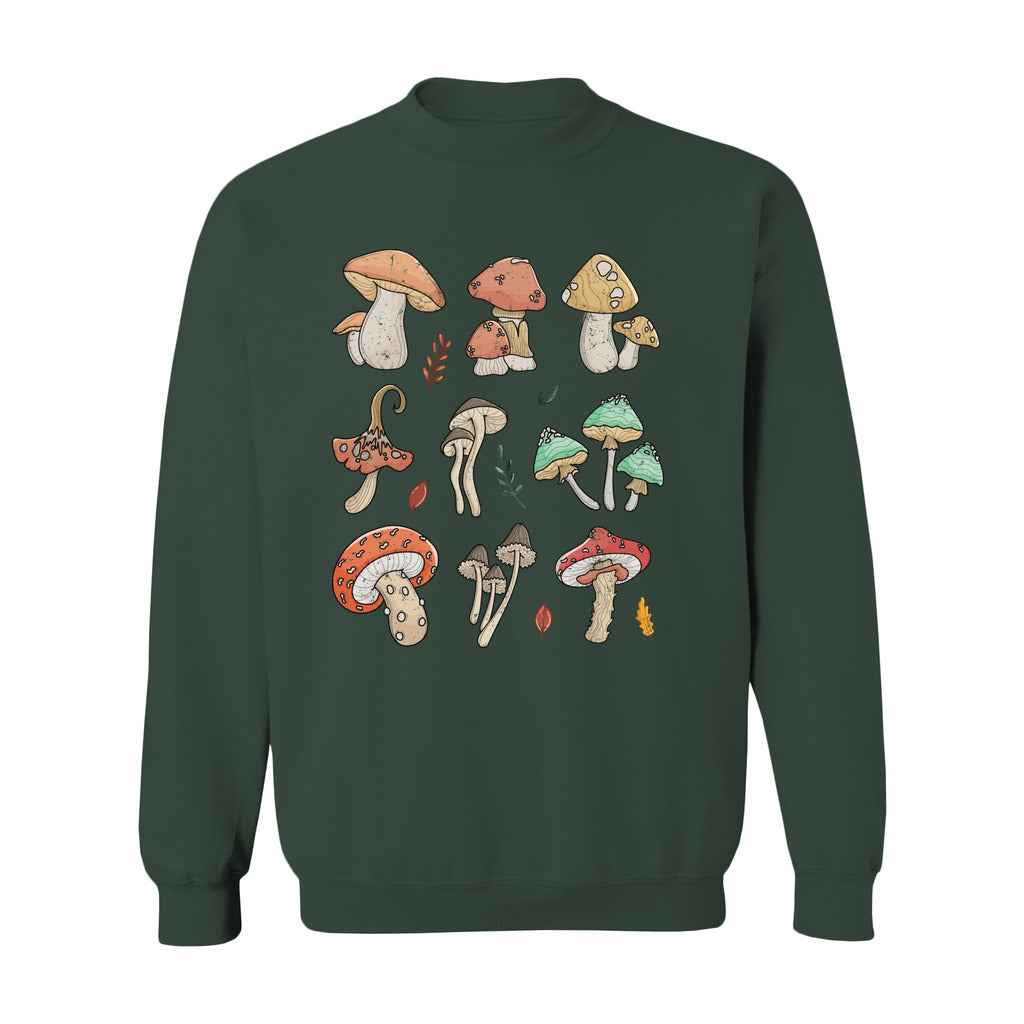 Boho Wild Mushrooms Sweatshirt