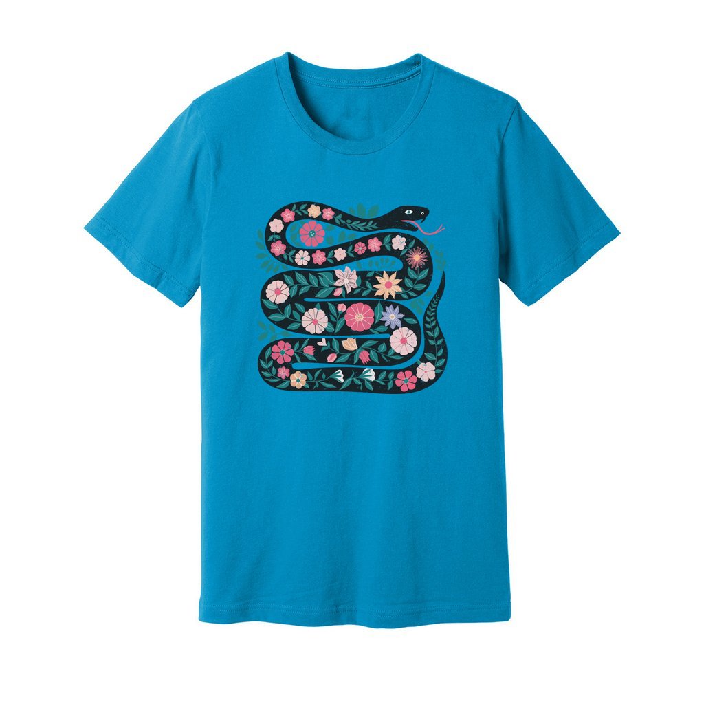 Floral Snake T-Shirt - Rue Mentana