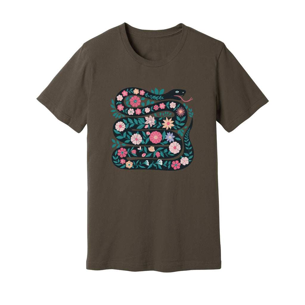 Floral Snake T-Shirt - Rue Mentana