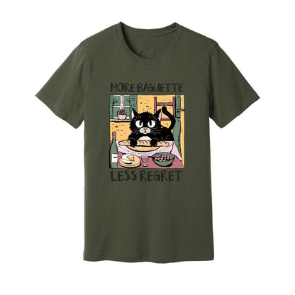More Baguette Less Regret T-Shirt - Rue Mentana