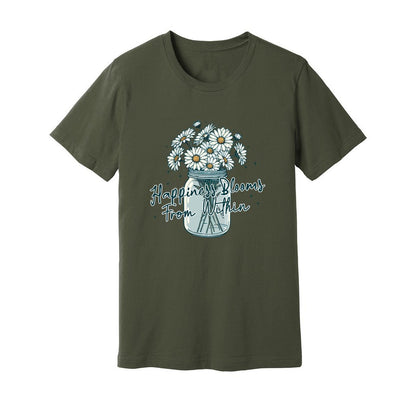 Happiness Blooms From Within T-Shirt - Rue Mentana