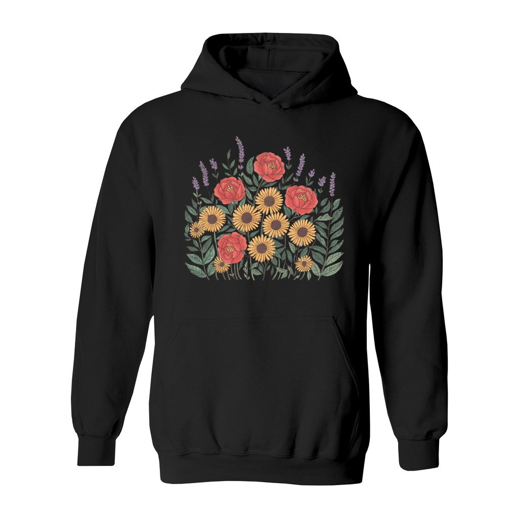 Wild Flowers Bouquet Hoodie - Rue Mentana