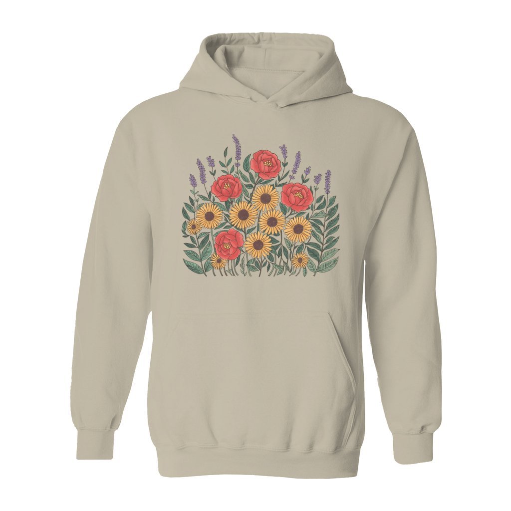 Wild Flowers Bouquet Hoodie - Rue Mentana