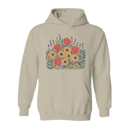 Wild Flowers Bouquet Hoodie - Rue Mentana