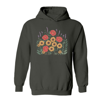Wild Flowers Bouquet Hoodie - Rue Mentana