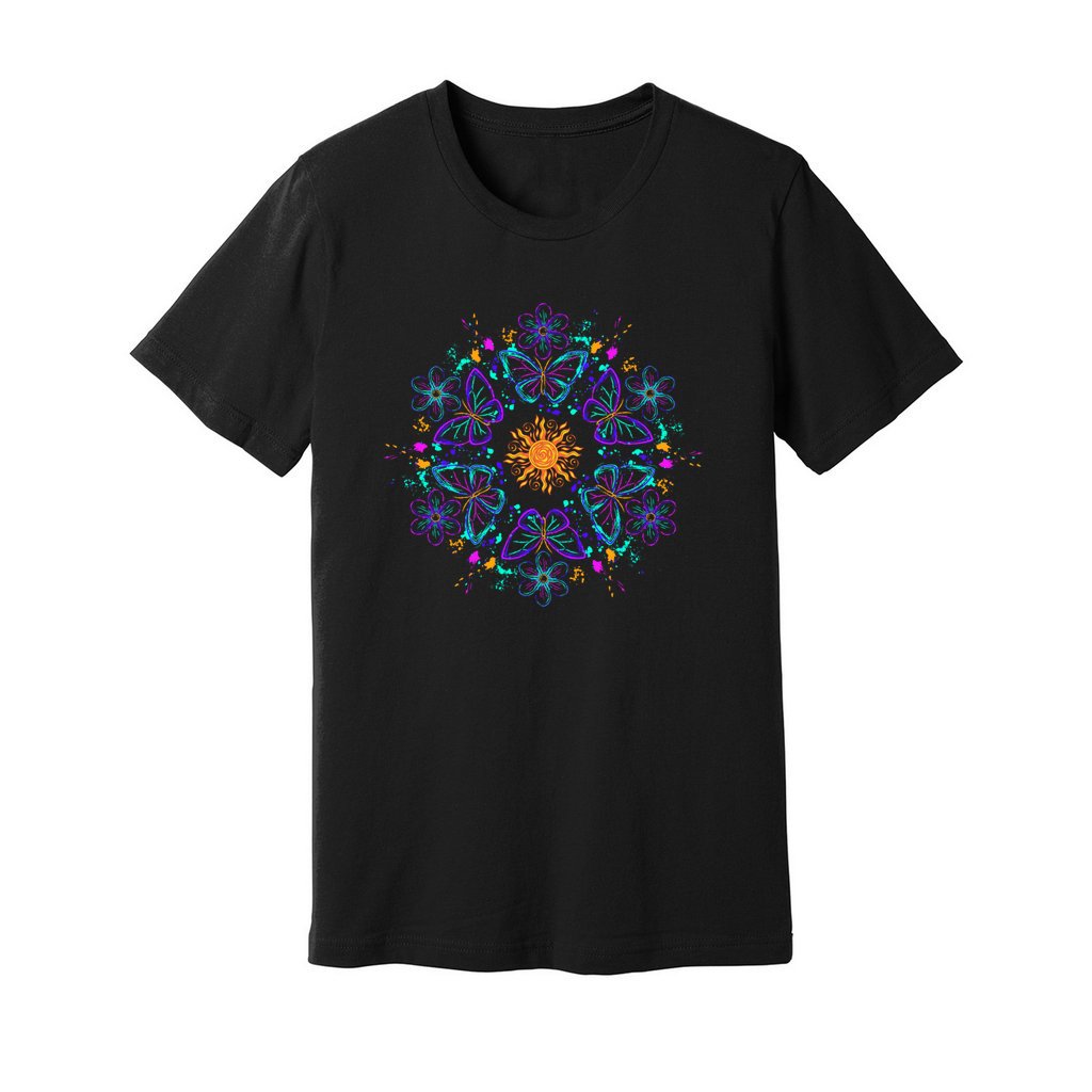 Mandala Butterflies T-Shirt - Rue Mentana