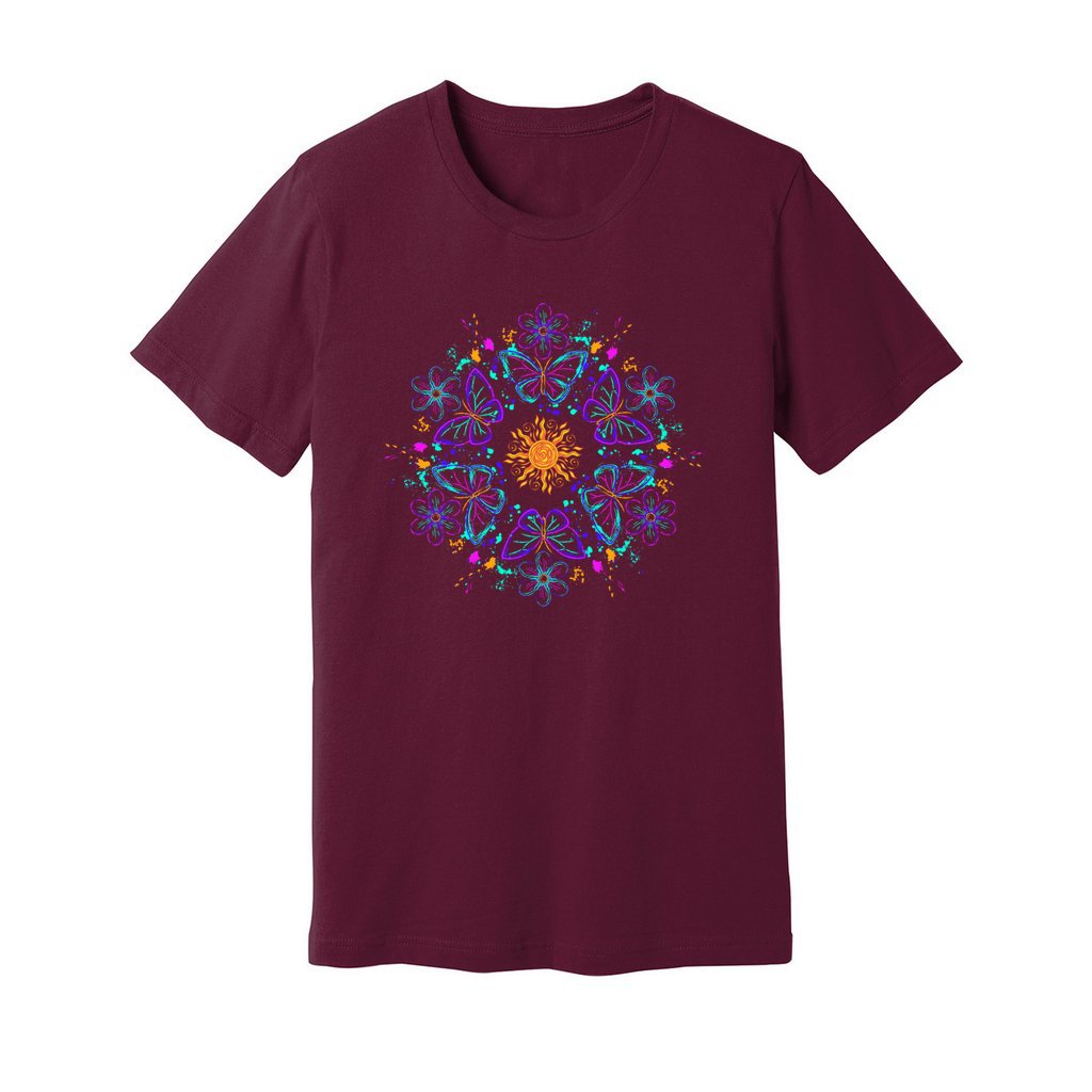 Mandala Butterflies T-Shirt - Rue Mentana