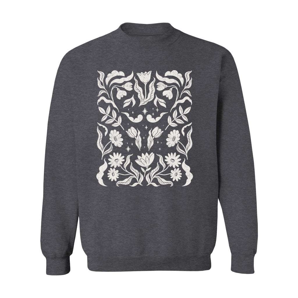Ornate Floral Pattern Sweatshirt - Rue Mentana