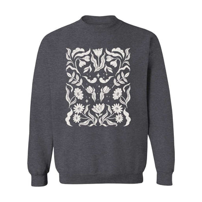 Ornate Floral Pattern Sweatshirt - Rue Mentana