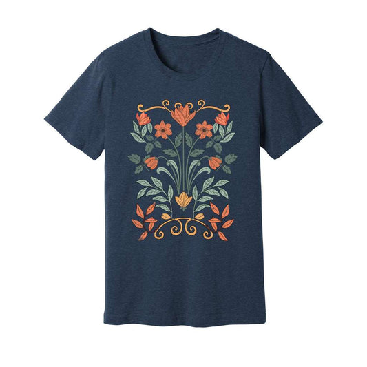 Floral Art Nouveau T-Shirt - Rue Mentana