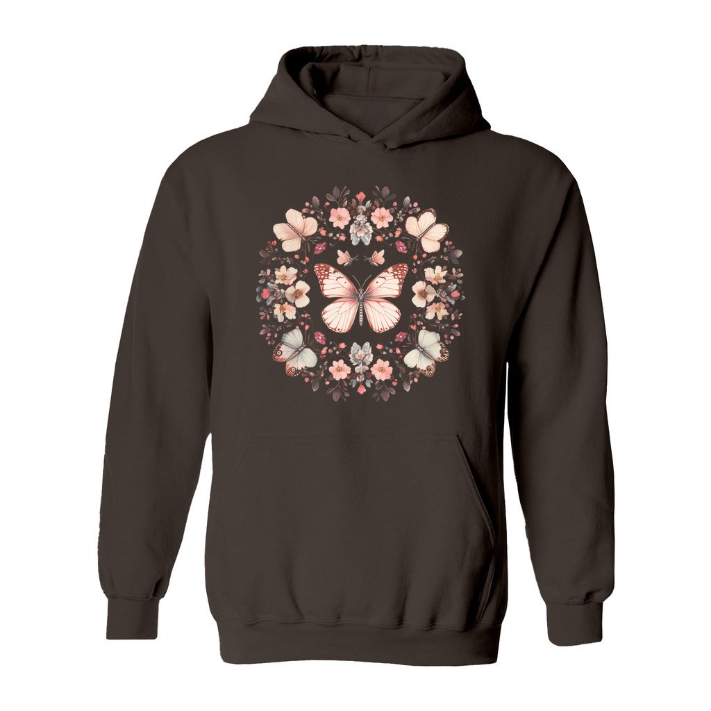 Butterfly Wreath Hoodie - Rue Mentana