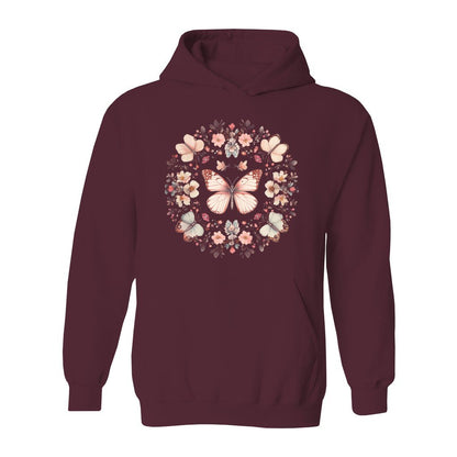 Butterfly Wreath Hoodie - Rue Mentana