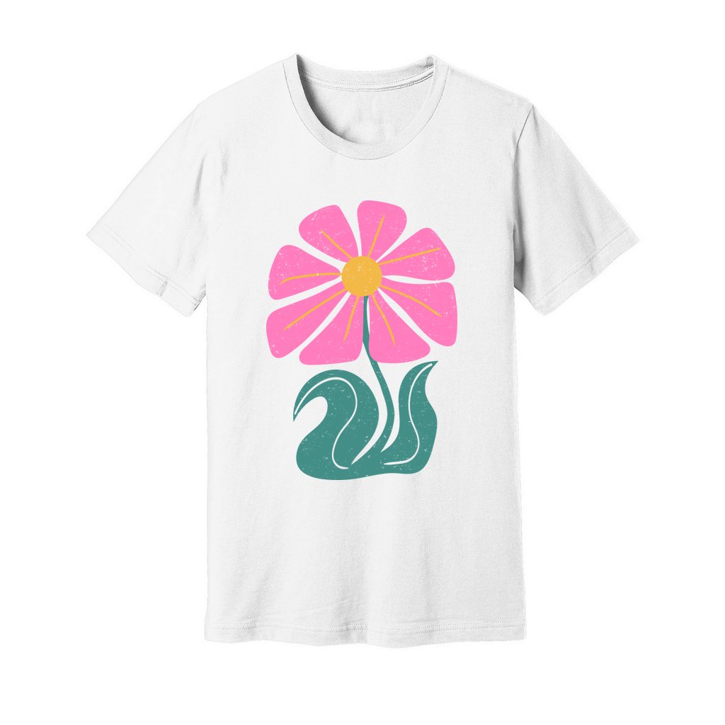 Pink Wild Flower T-Shirt - Rue Mentana