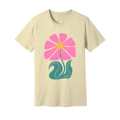 Pink Wild Flower T-Shirt - Rue Mentana