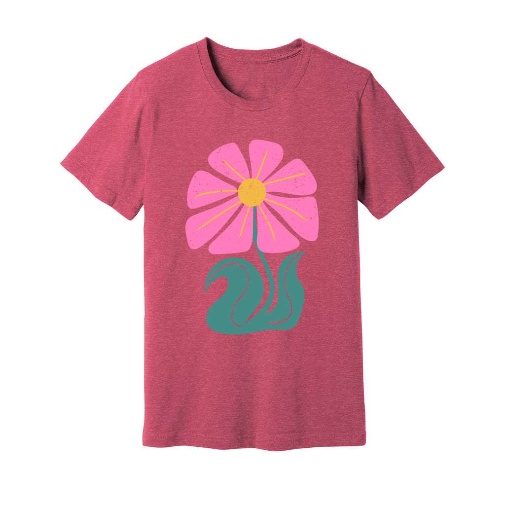 Pink Wild Flower T-Shirt - Rue Mentana