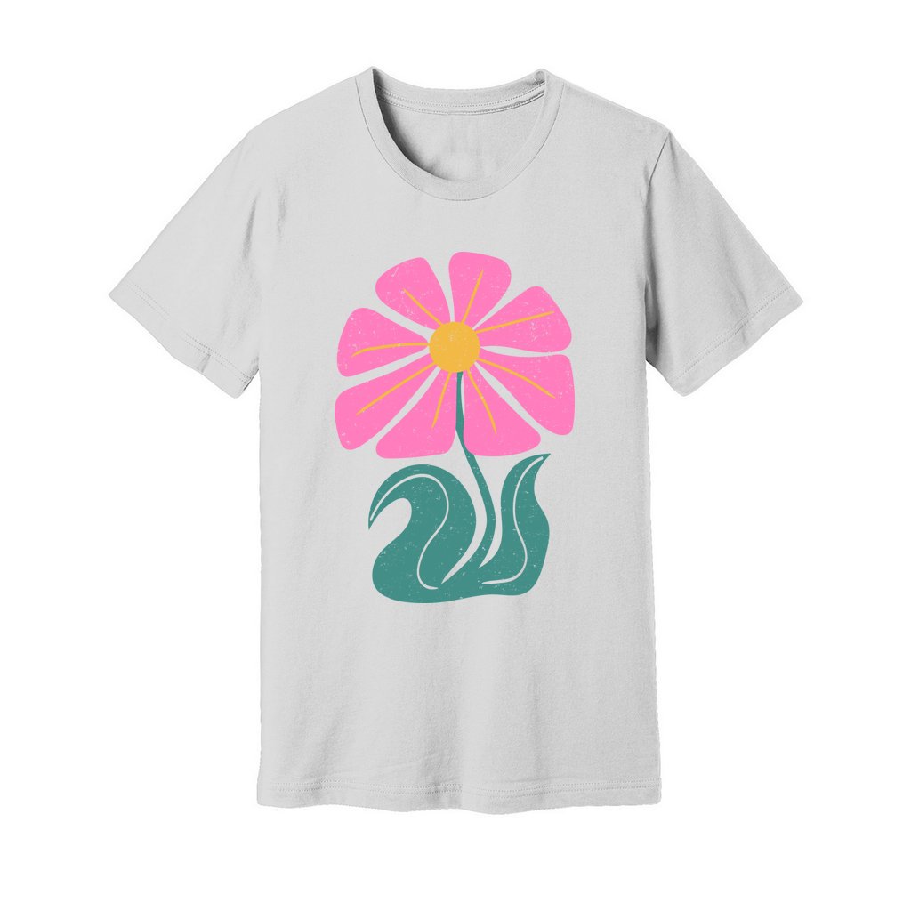 Pink Wild Flower T-Shirt - Rue Mentana