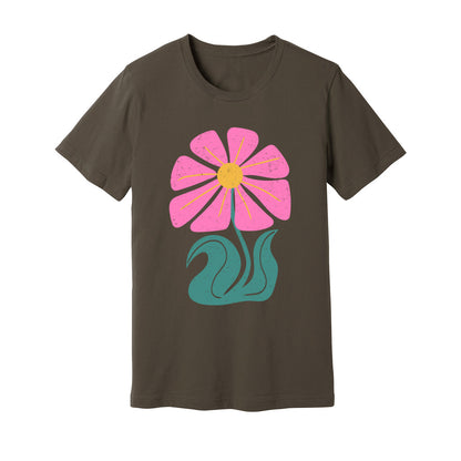 Pink Wild Flower T-Shirt - Rue Mentana