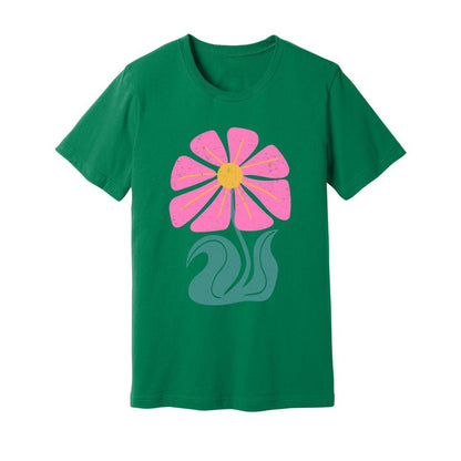Pink Wild Flower T-Shirt - Rue Mentana