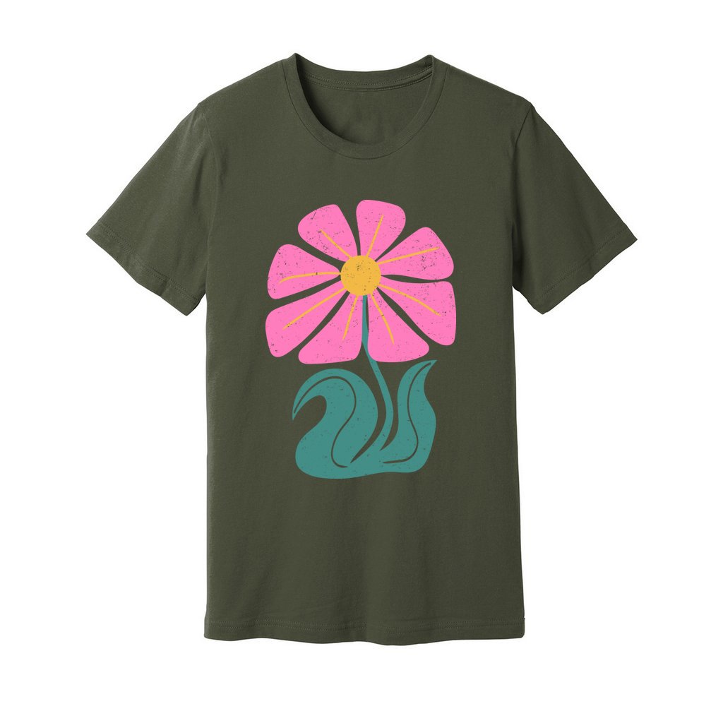 Pink Wild Flower T-Shirt - Rue Mentana