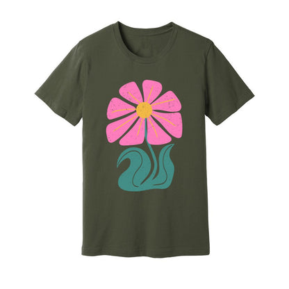 Pink Wild Flower T-Shirt - Rue Mentana