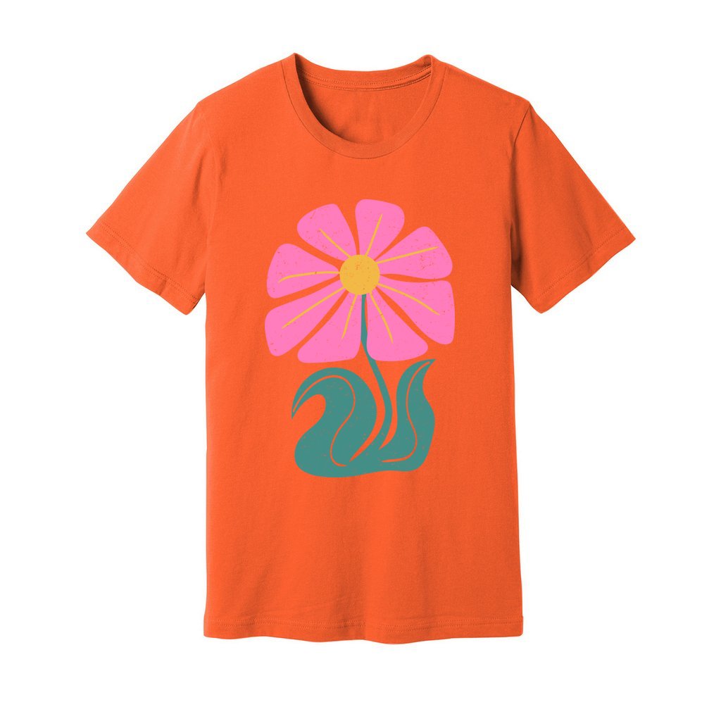 Pink Wild Flower T-Shirt - Rue Mentana
