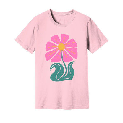 Pink Wild Flower T-Shirt - Rue Mentana