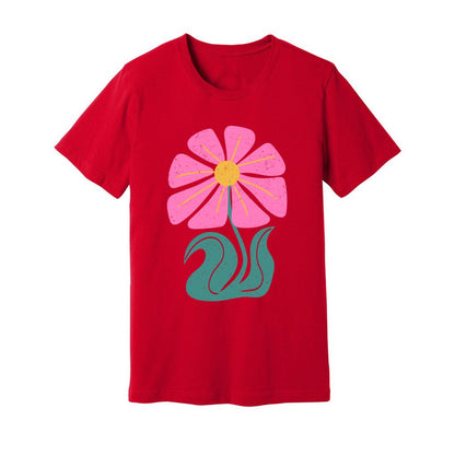 Pink Wild Flower T-Shirt - Rue Mentana