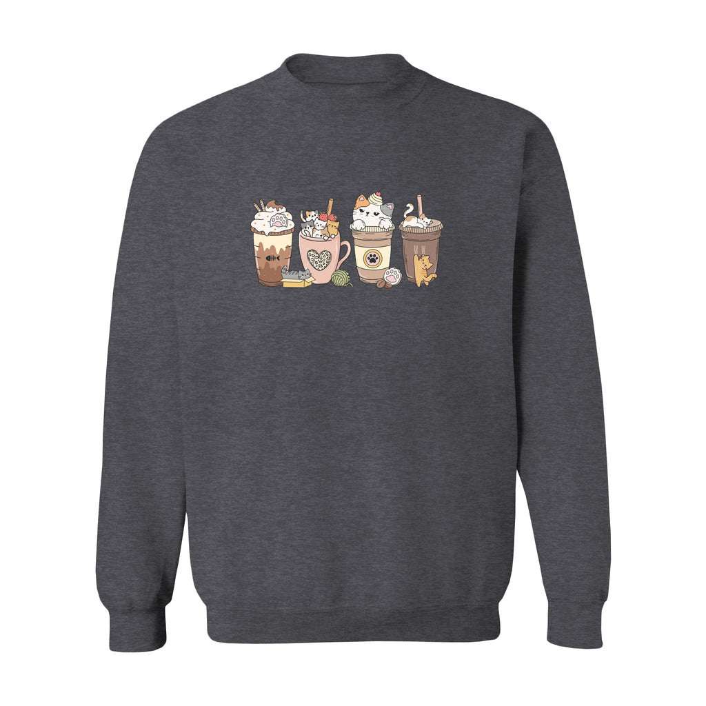 Cat Coffee Lover Sweatshirt - Rue Mentana