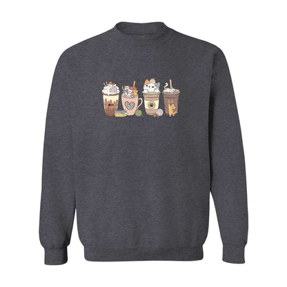 Cat Coffee Lover Sweatshirt - Rue Mentana
