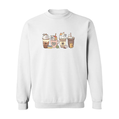 Cat Coffee Lover Sweatshirt - Rue Mentana