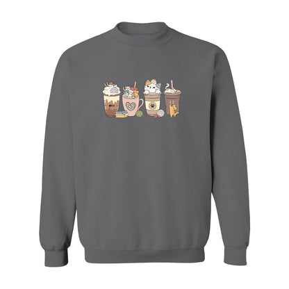 Cat Coffee Lover Sweatshirt - Rue Mentana