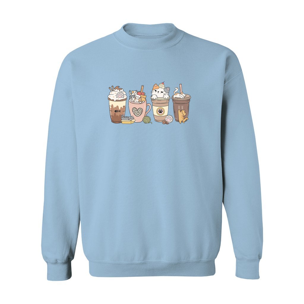 Cat Coffee Lover Sweatshirt - Rue Mentana