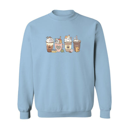 Cat Coffee Lover Sweatshirt - Rue Mentana