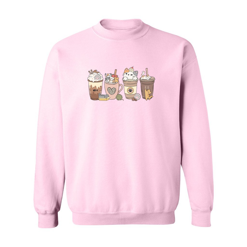 Cat Coffee Lover Sweatshirt - Rue Mentana