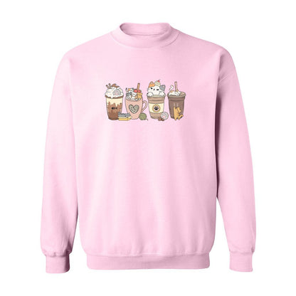 Cat Coffee Lover Sweatshirt - Rue Mentana