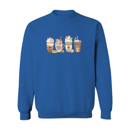 Cat Coffee Lover Sweatshirt - Rue Mentana