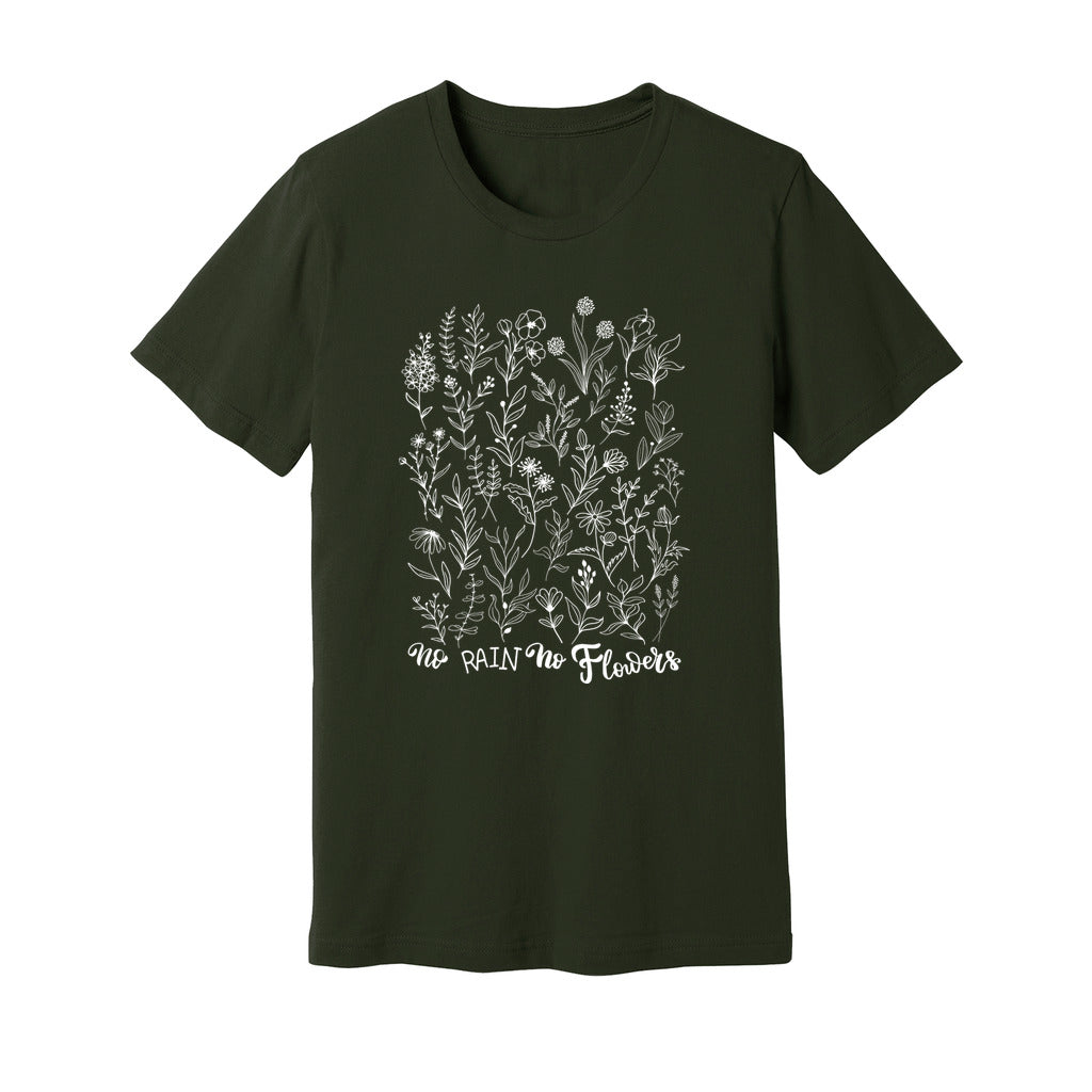No Rain No Flowers T-Shirt - Rue Mentana