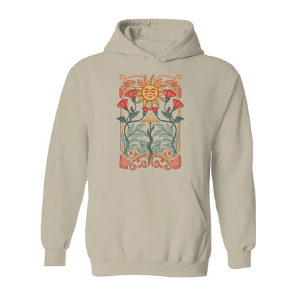 Boho Floral Art Nouveau Hoodie - Rue Mentana